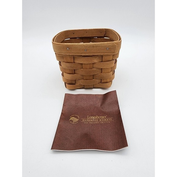 Longaberger Basket Teaspoon with  Product Card And Orgional Bag‎ - Picture 1 of 8